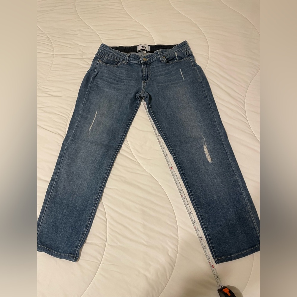 Paige cropped jeans size 28